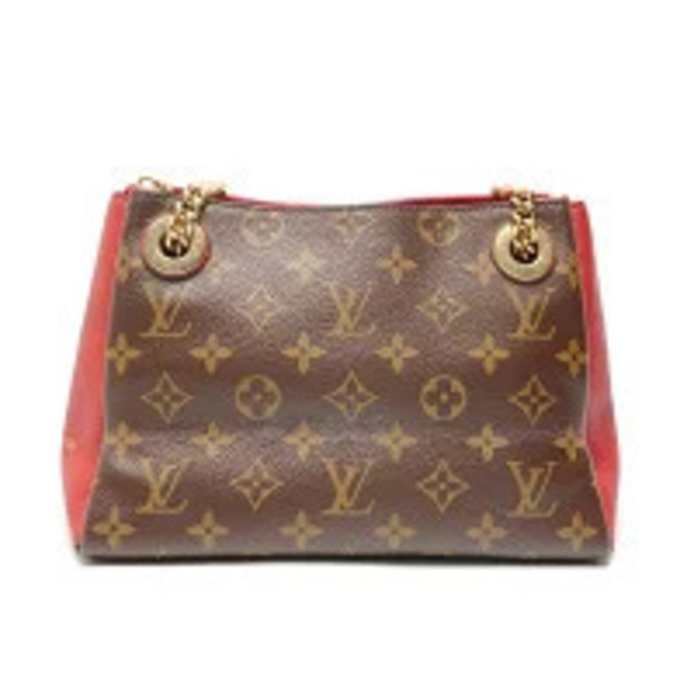 Louis Vuitton Surenne Monogram Shoulder Bag Brown
